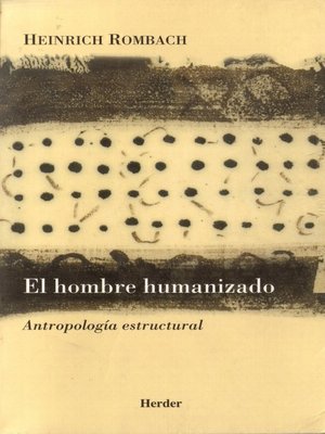 cover image of El hombre humanizado